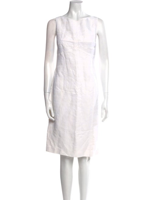 Narciso Rodriguez Linen Knee-Length Dress