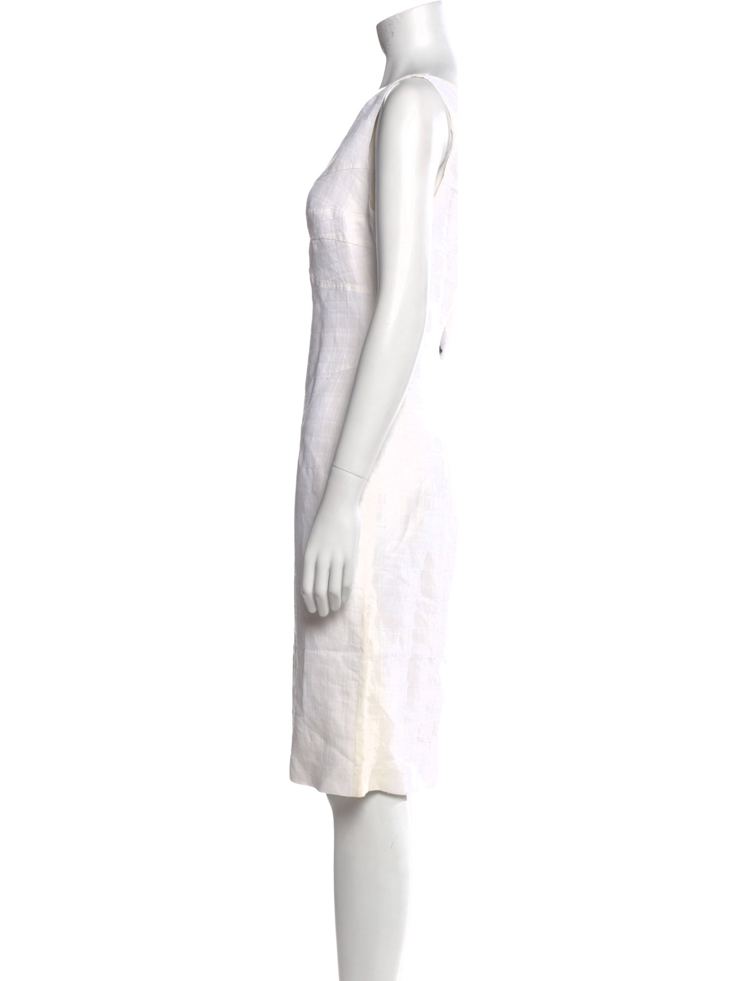 Narciso Rodriguez Linen Knee-Length Dress
