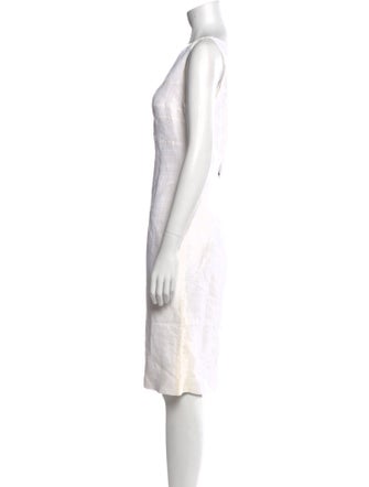 Narciso Rodriguez Linen Knee-Length Dress