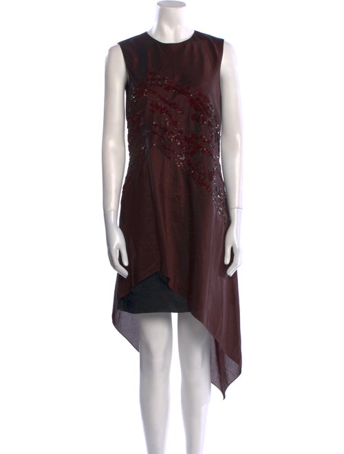 Narciso Rodriguez Silk Knee-Length Dress