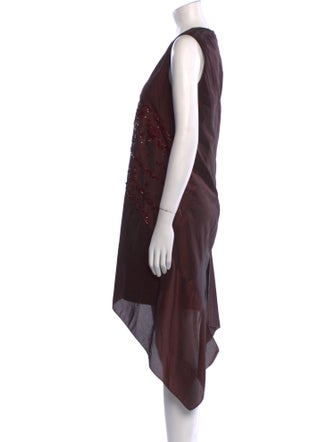 Narciso Rodriguez Silk Knee-Length Dress