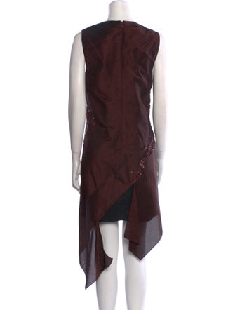 Narciso Rodriguez Silk Knee-Length Dress