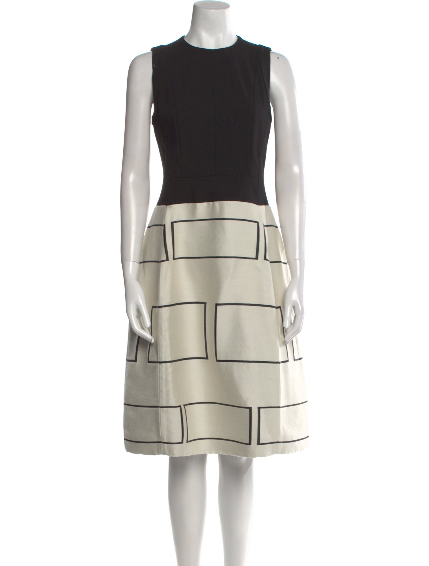 Narciso Rodriguez Virgin Wool Midi Length Dress