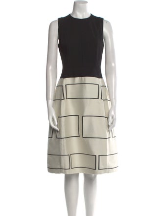 Narciso Rodriguez Virgin Wool Midi Length Dress