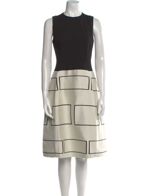 Narciso Rodriguez Virgin Wool Midi Length Dress