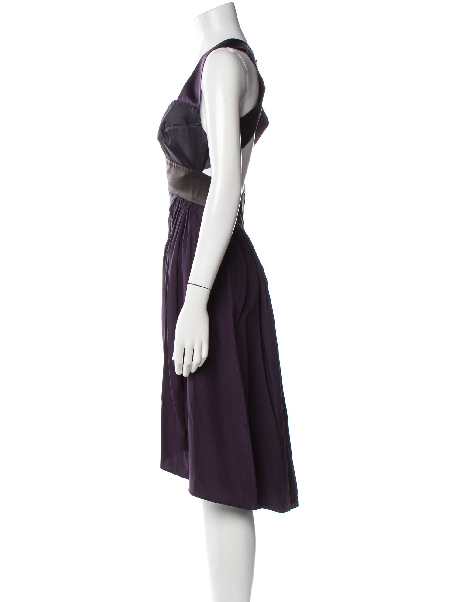 Narciso Rodriguez Silk Midi Length Dress