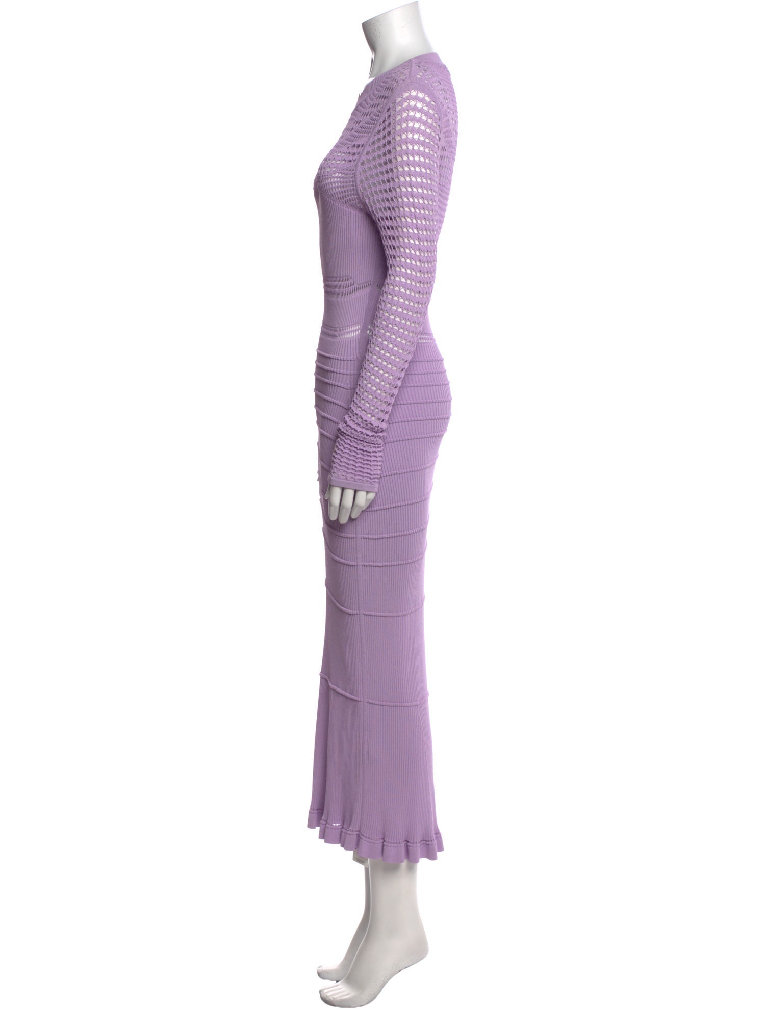 Narciso Rodriguez Crew Neck Long Dress