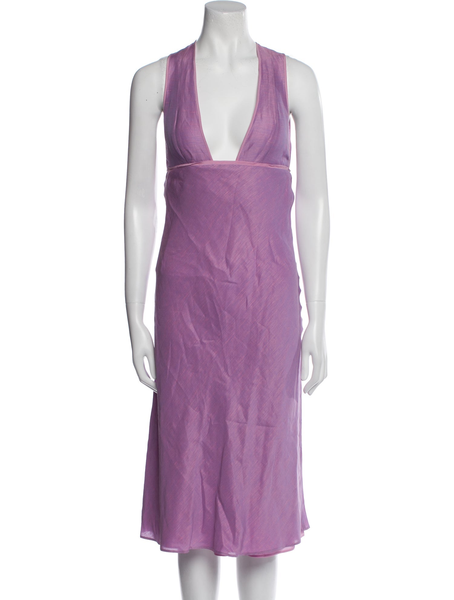 Narciso Rodriguez Silk Midi Length Dress