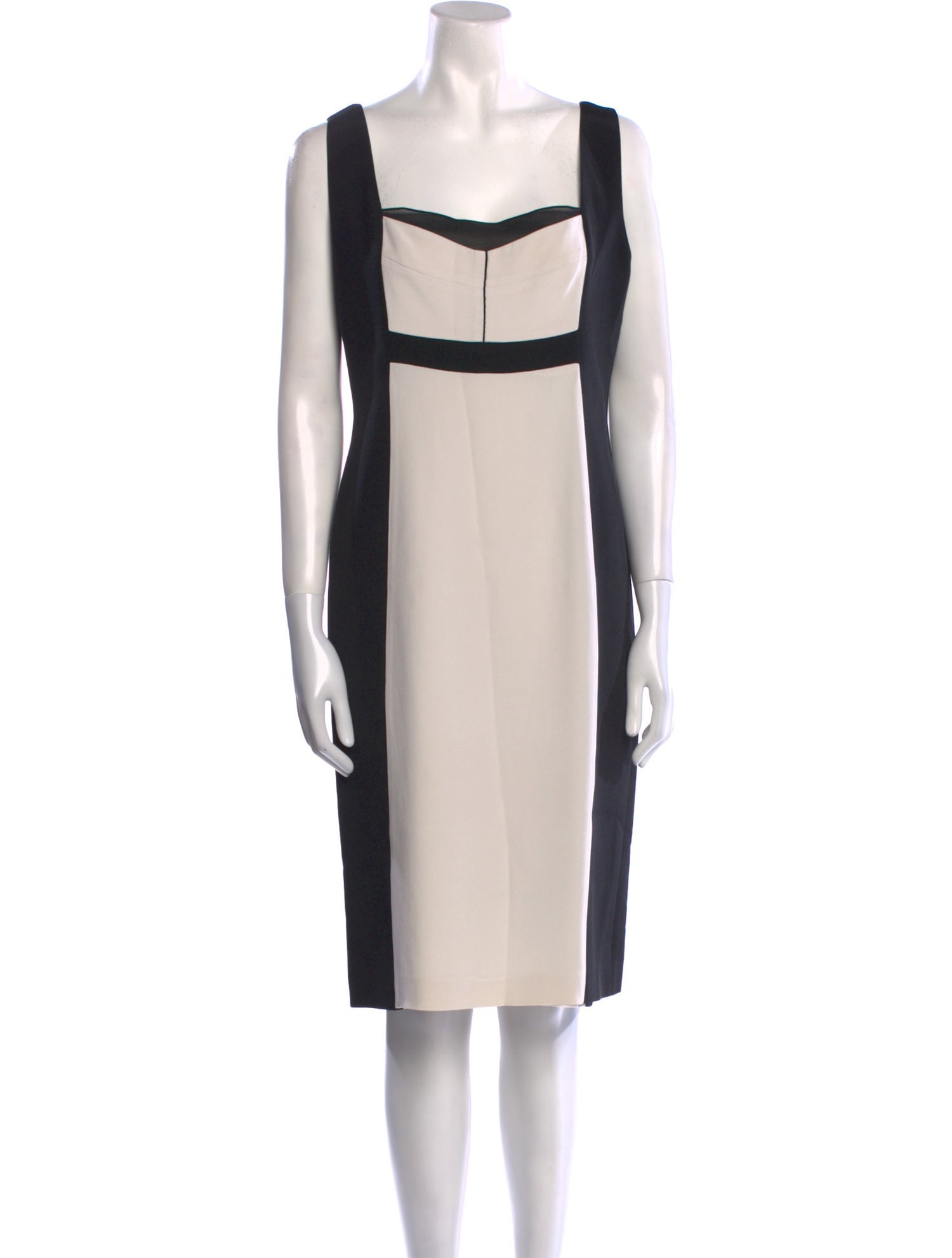 Narciso Rodriguez Silk Knee-Length Dress