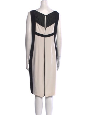 Narciso Rodriguez Silk Knee-Length Dress