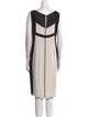 Narciso Rodriguez Silk Knee-Length Dress