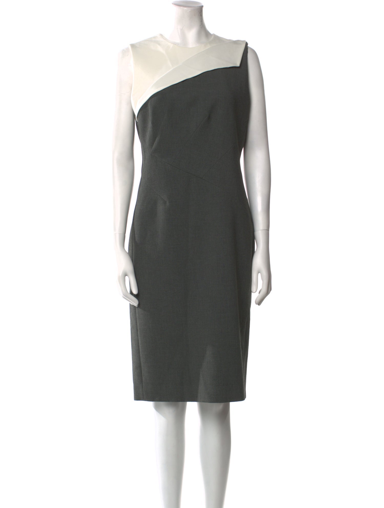 Narciso Rodriguez Crew Neck Midi Length Dress