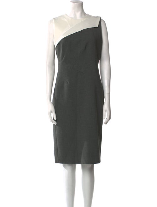 Narciso Rodriguez Crew Neck Midi Length Dress