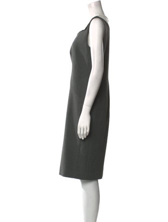 Narciso Rodriguez Crew Neck Midi Length Dress