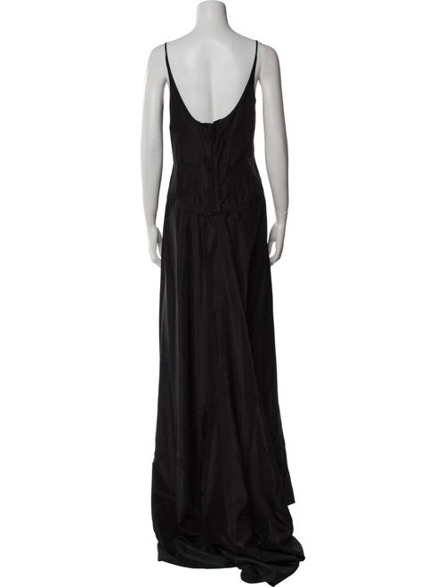 Narciso Rodriguez Square Neckline Long Dress