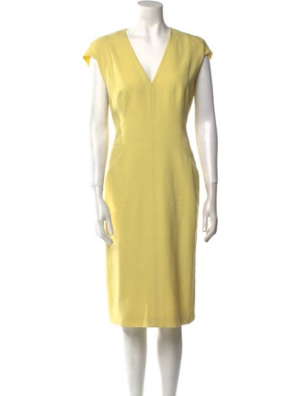Narciso Rodriguez Virgin Wool Midi Length Dress