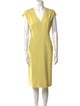 Narciso Rodriguez Virgin Wool Midi Length Dress