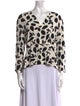 Narciso Rodriguez Silk Printed Blouse