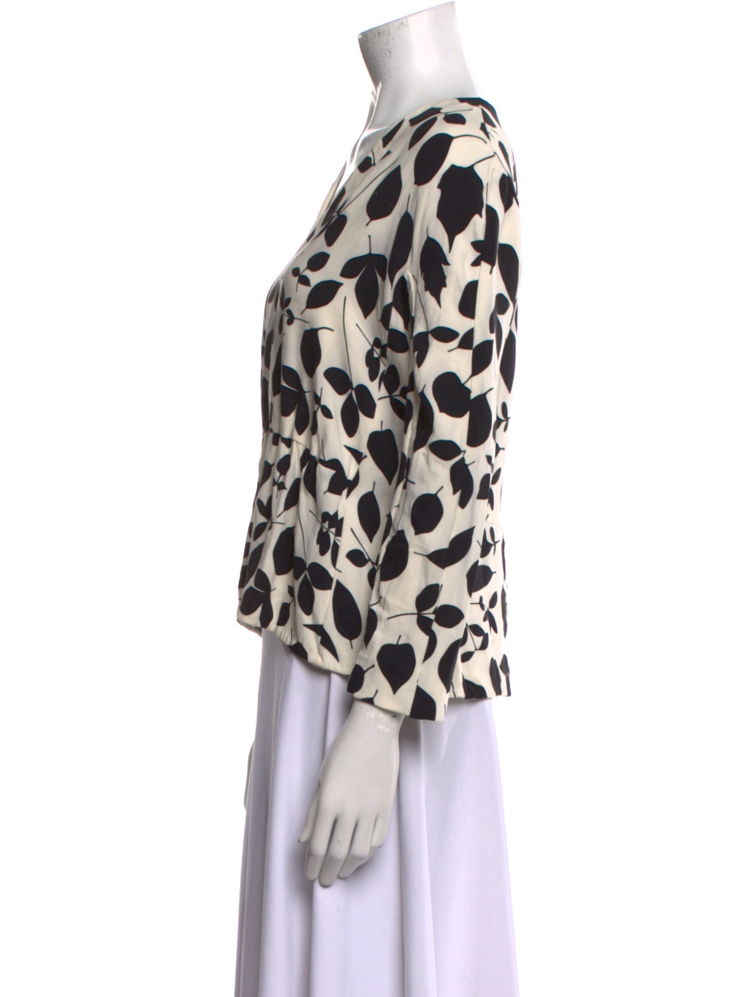 Narciso Rodriguez Silk Printed Blouse