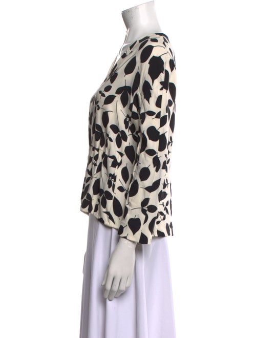 Narciso Rodriguez Silk Printed Blouse