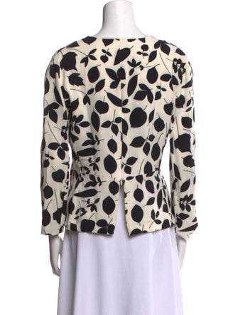 Narciso Rodriguez Silk Printed Blouse