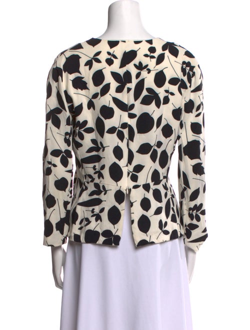 Narciso Rodriguez Silk Printed Blouse