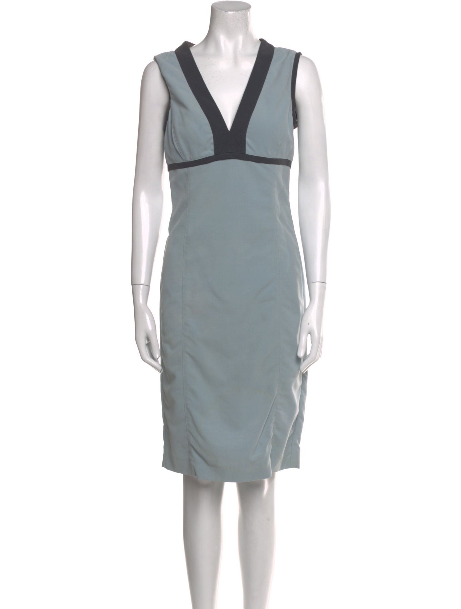 Narciso Rodriguez V-Neck Knee-Length Dress