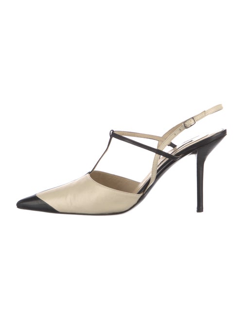 Narciso Rodriguez Leather T-Strap Pumps