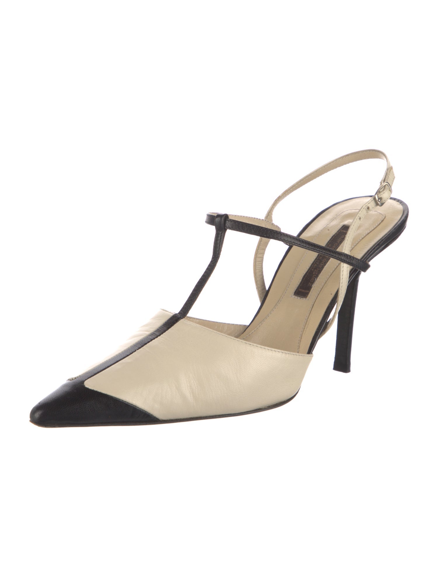 Narciso Rodriguez Leather T-Strap Pumps