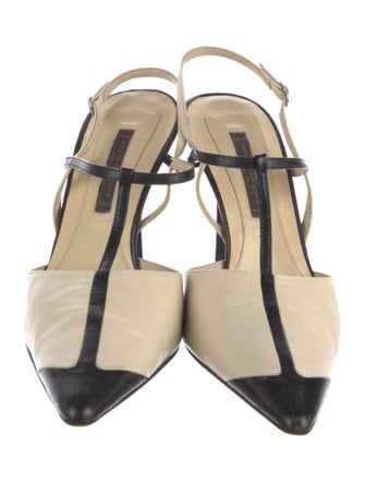 Narciso Rodriguez Leather T-Strap Pumps