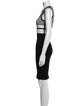 Narciso Rodriguez Colorblock Pattern Knee-Length Dress