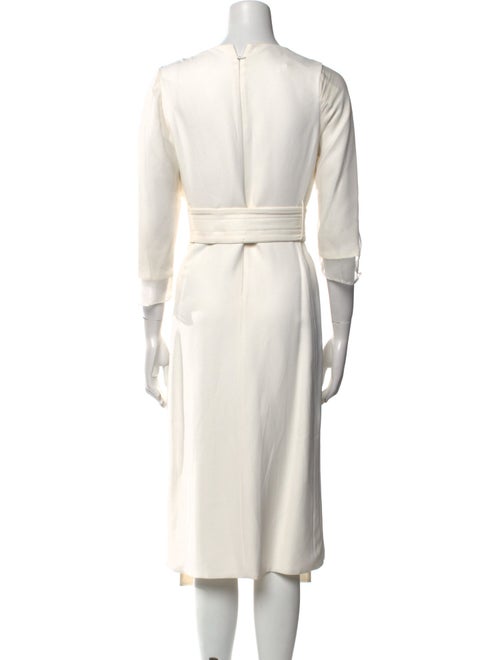 Narciso Rodriguez V-Neck Midi Length Dress