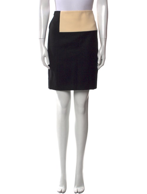 Narciso Rodriguez Colorblock Pattern Knee-Length Skirt