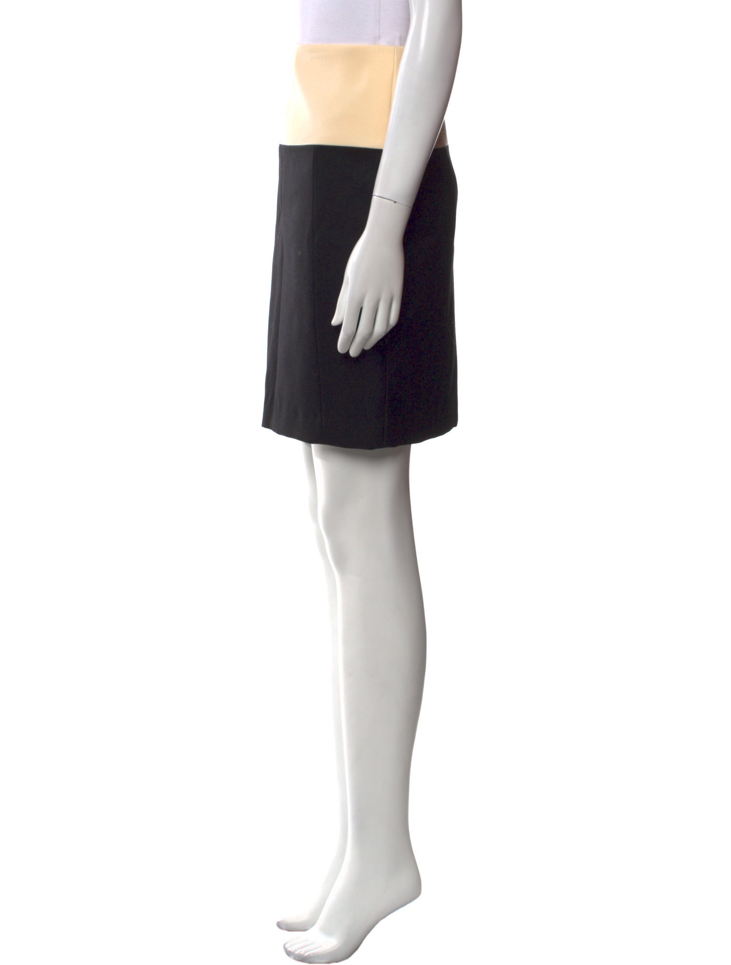Narciso Rodriguez Colorblock Pattern Knee-Length Skirt