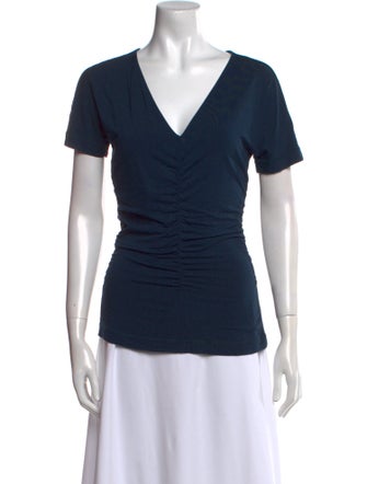 Narciso Rodriguez V-Neck Short Sleeve T-Shirt