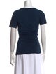 Narciso Rodriguez V-Neck Short Sleeve T-Shirt
