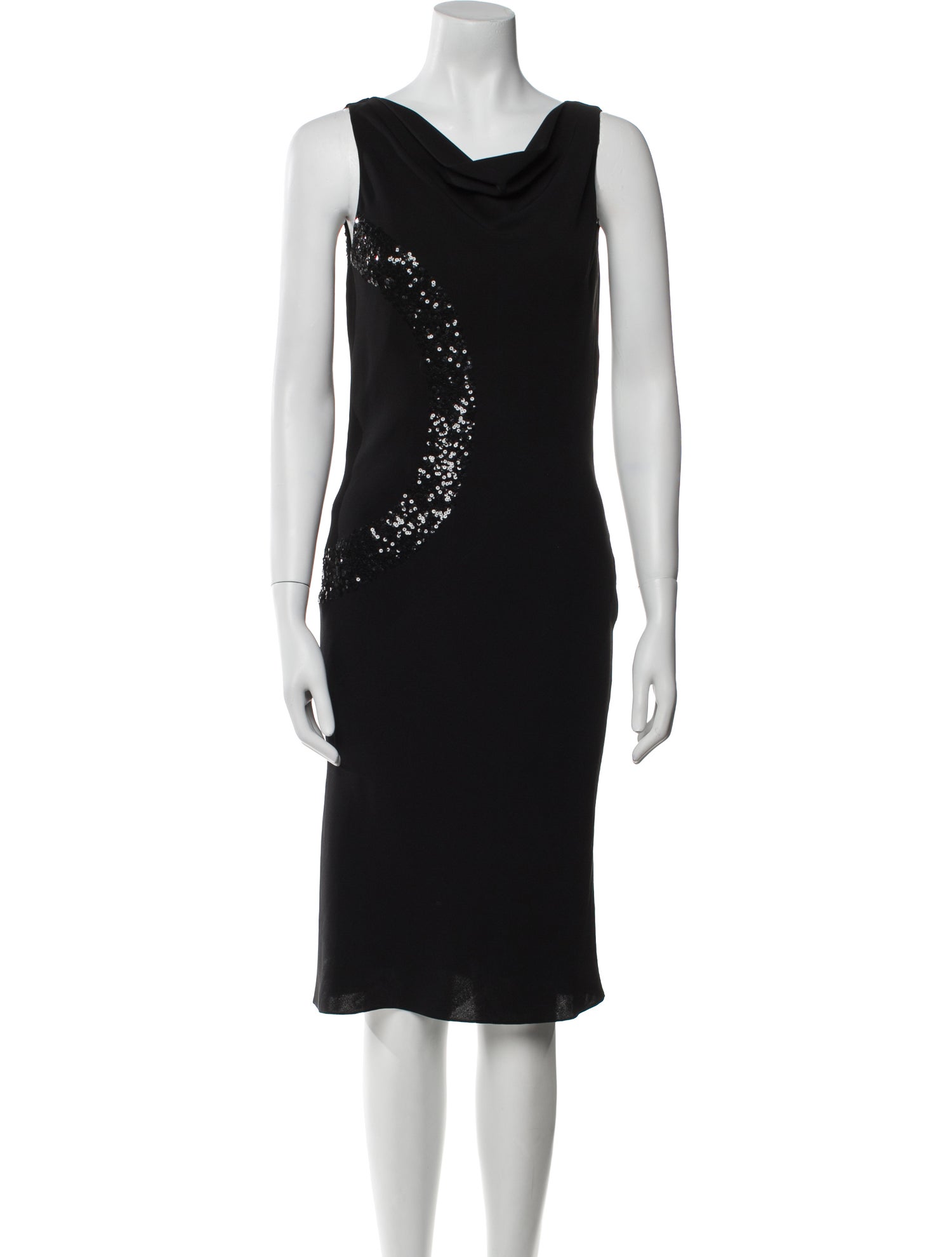 Narciso Rodriguez Silk Knee-Length Dress