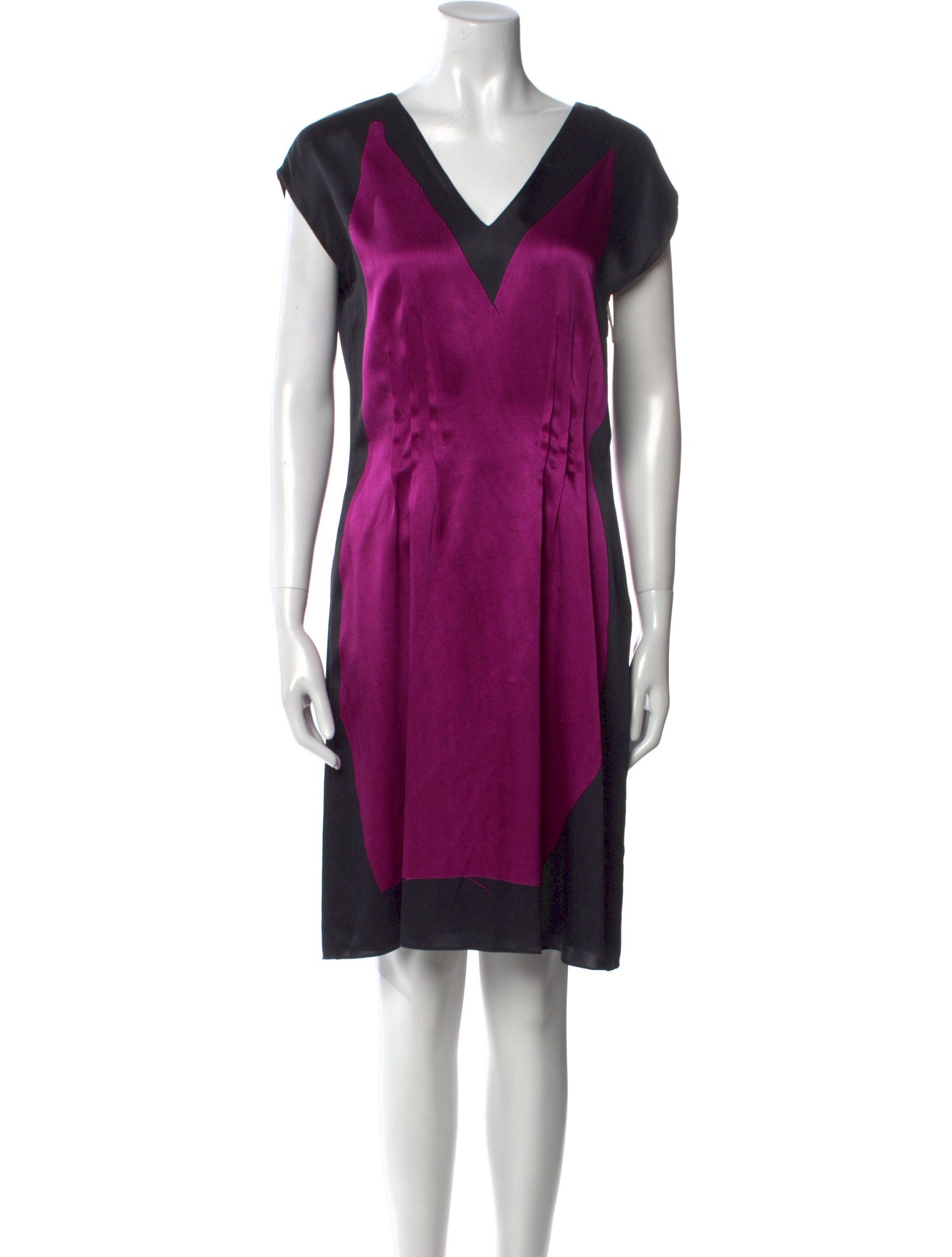 Narciso Rodriguez Silk Knee-Length Dress w/ Tags