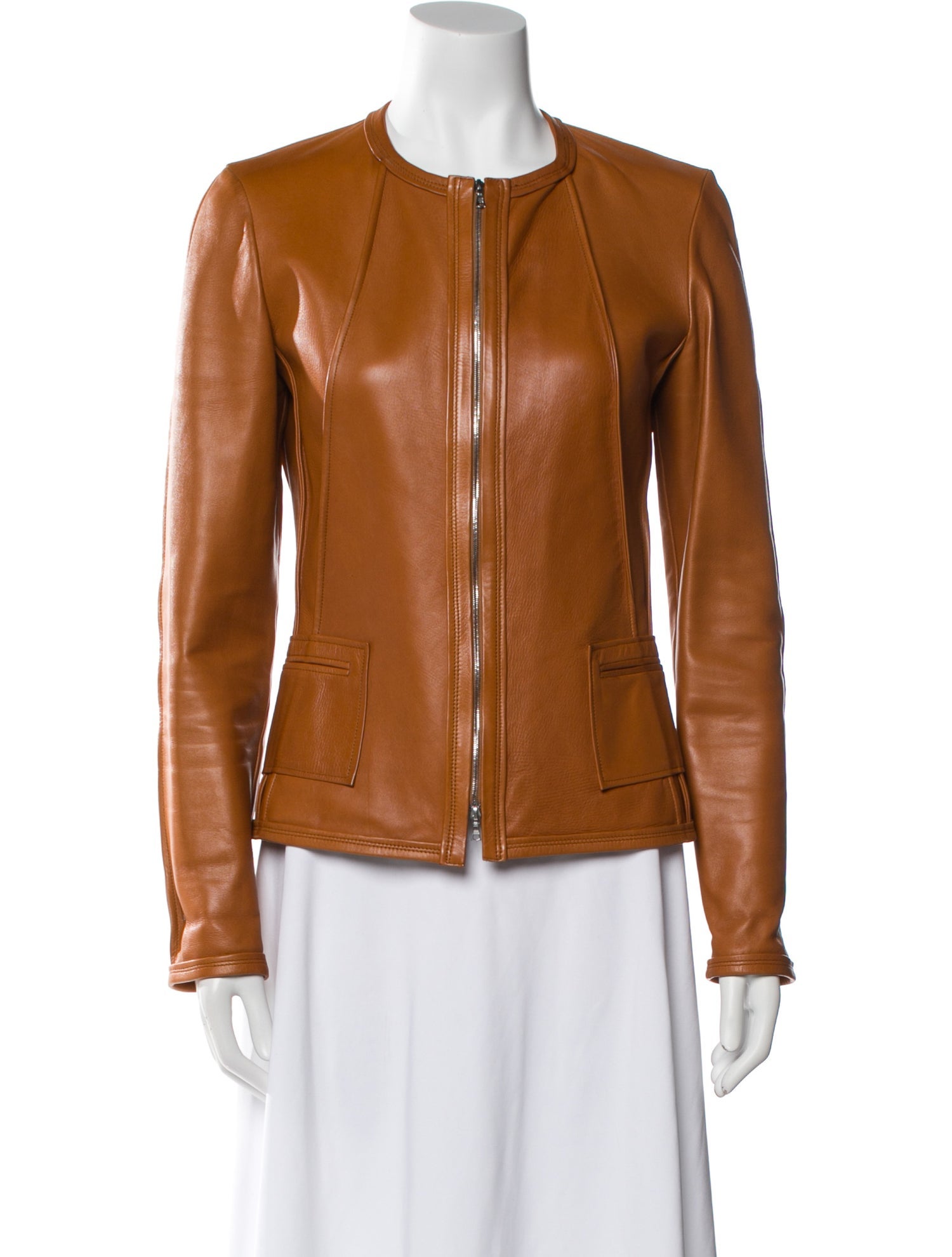 Narciso Rodriguez Leather Biker Jacket