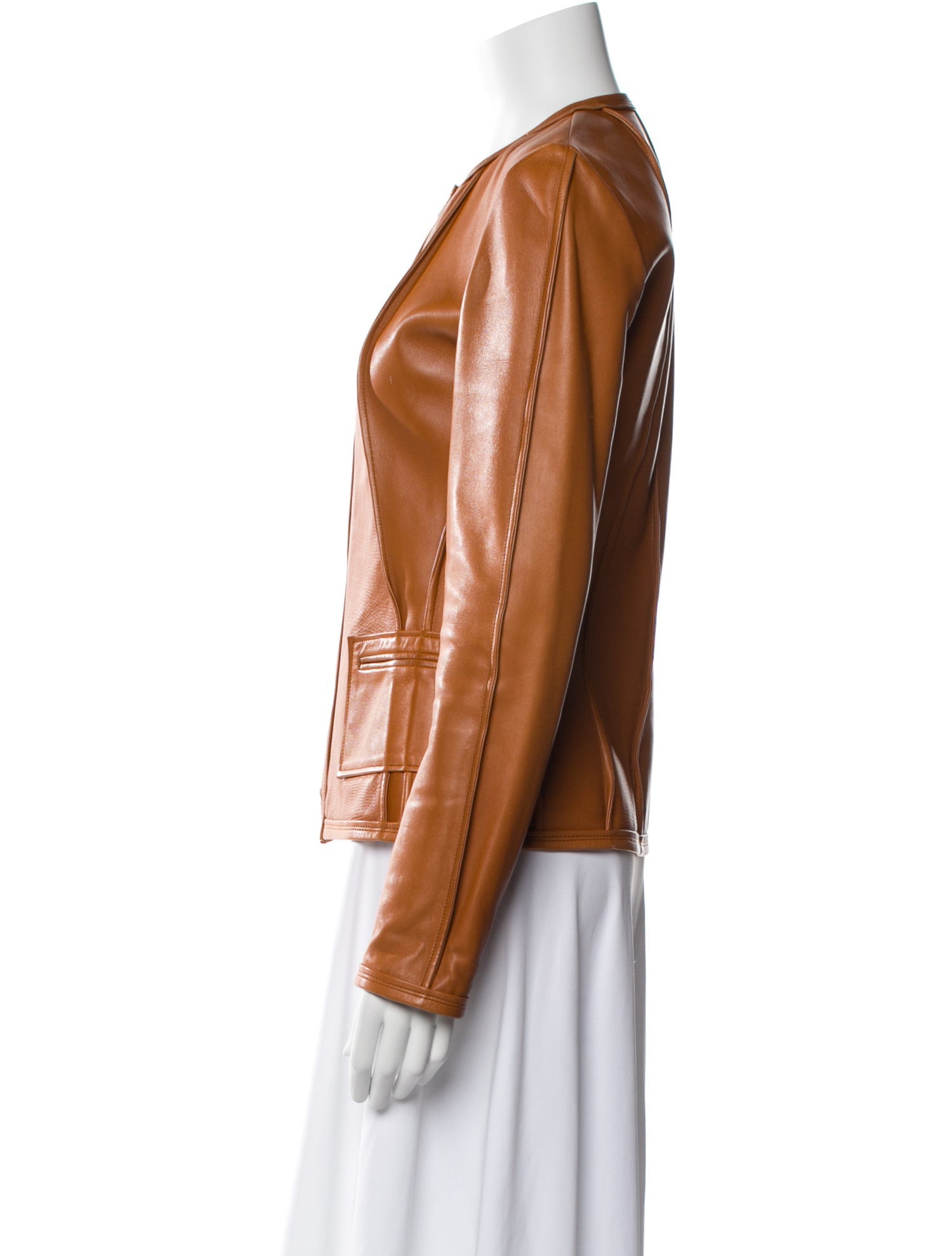 Narciso Rodriguez Leather Biker Jacket