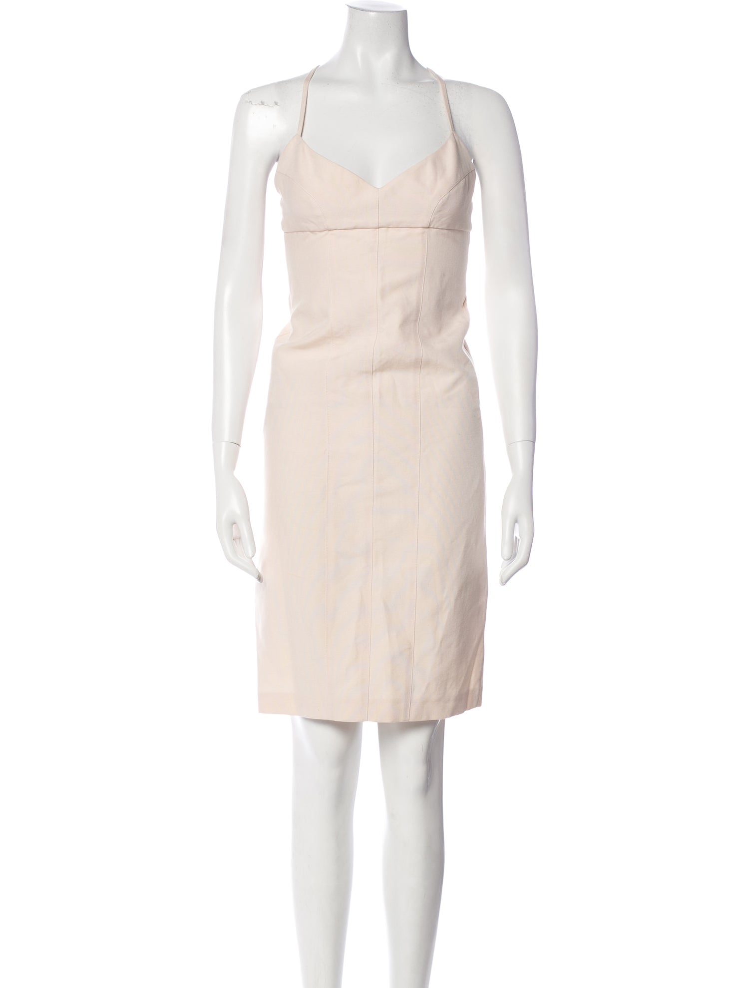 Narciso Rodriguez V-Neck Mini Dress