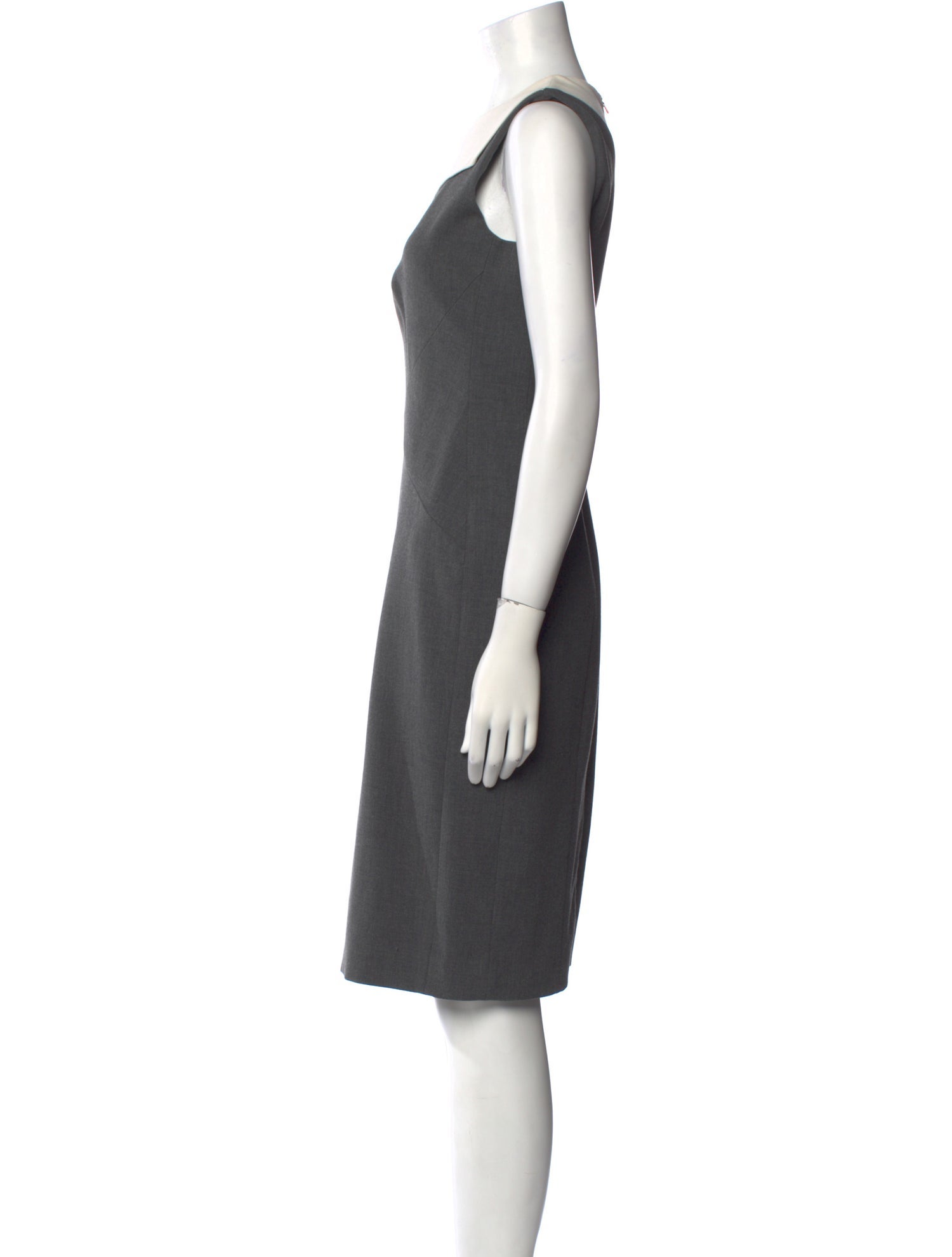 Narciso Rodriguez Crew Neck Knee-Length Dress