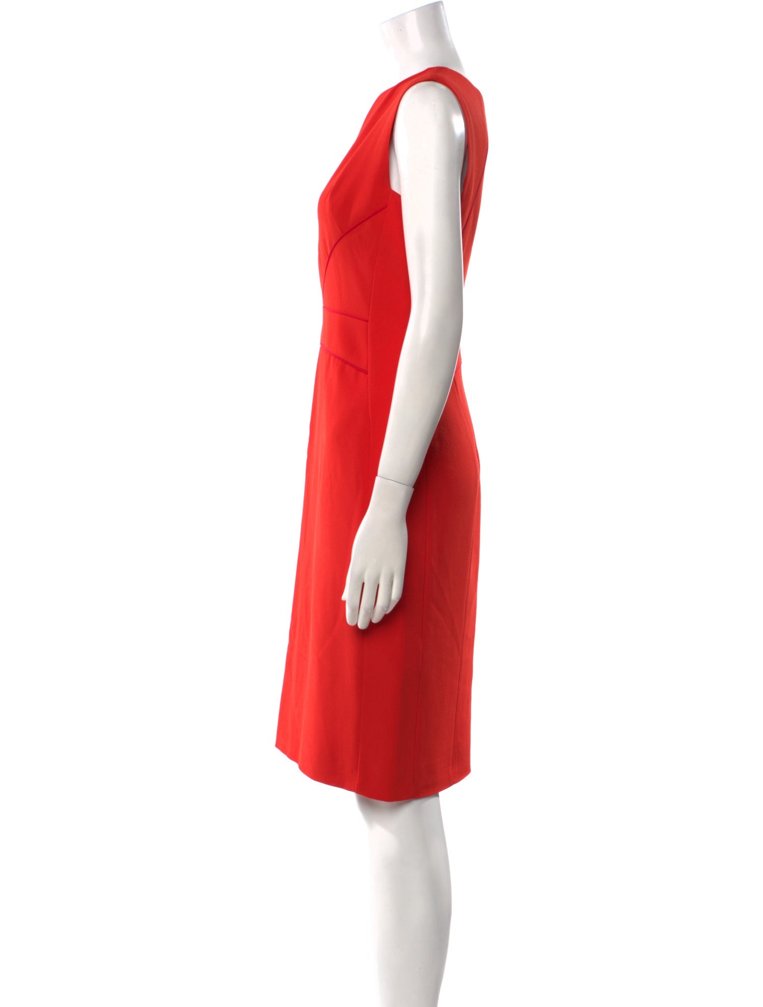 Narciso Rodriguez V-Neck Mini Dress