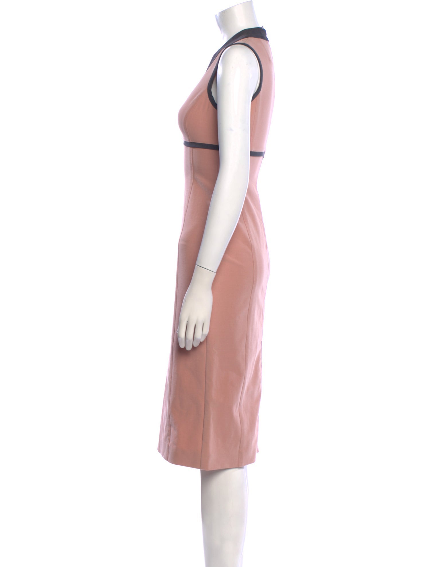 Narciso Rodriguez V-Neck Knee-Length Dress w/ Tags
