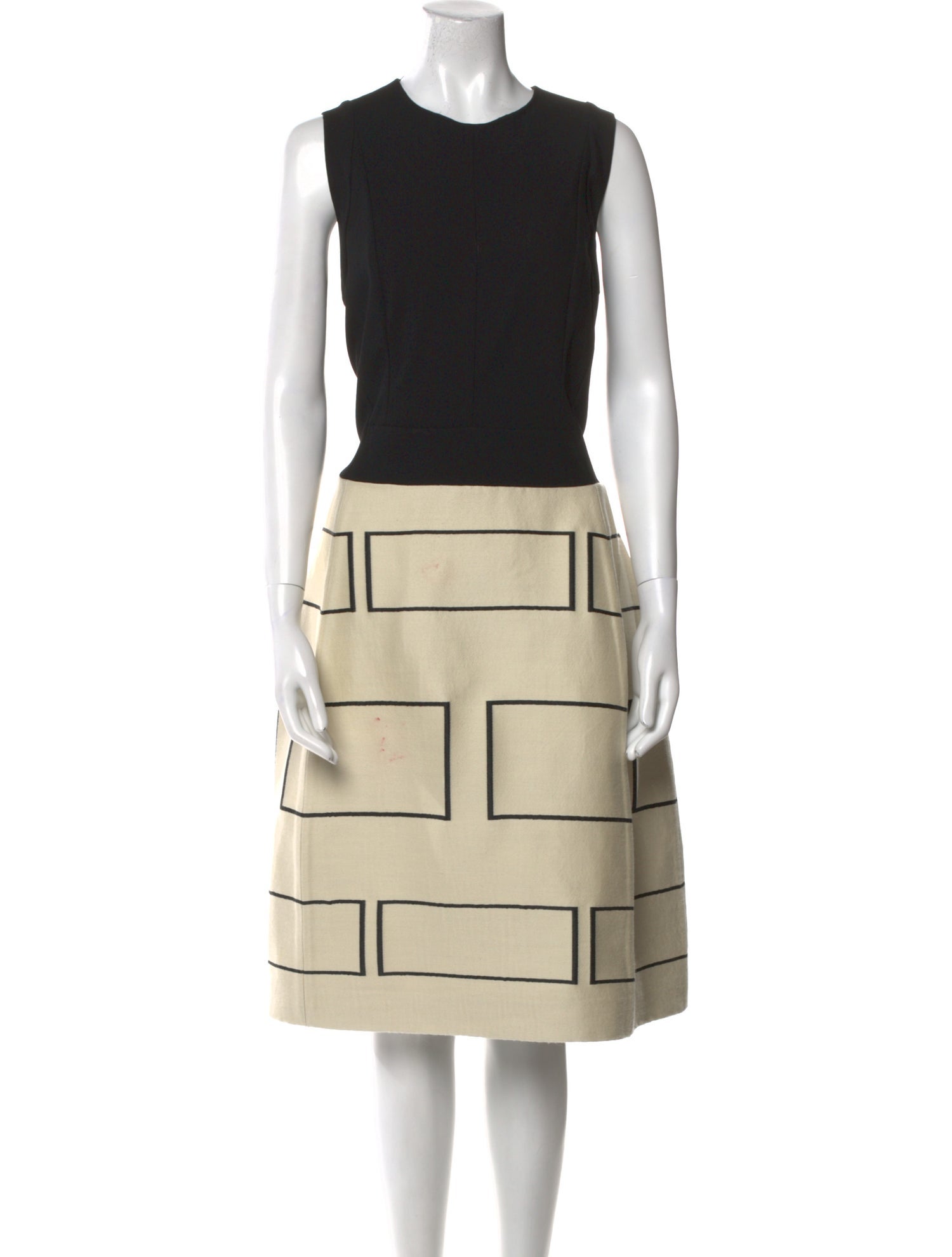 Narciso Rodriguez Virgin Wool Midi Length Dress