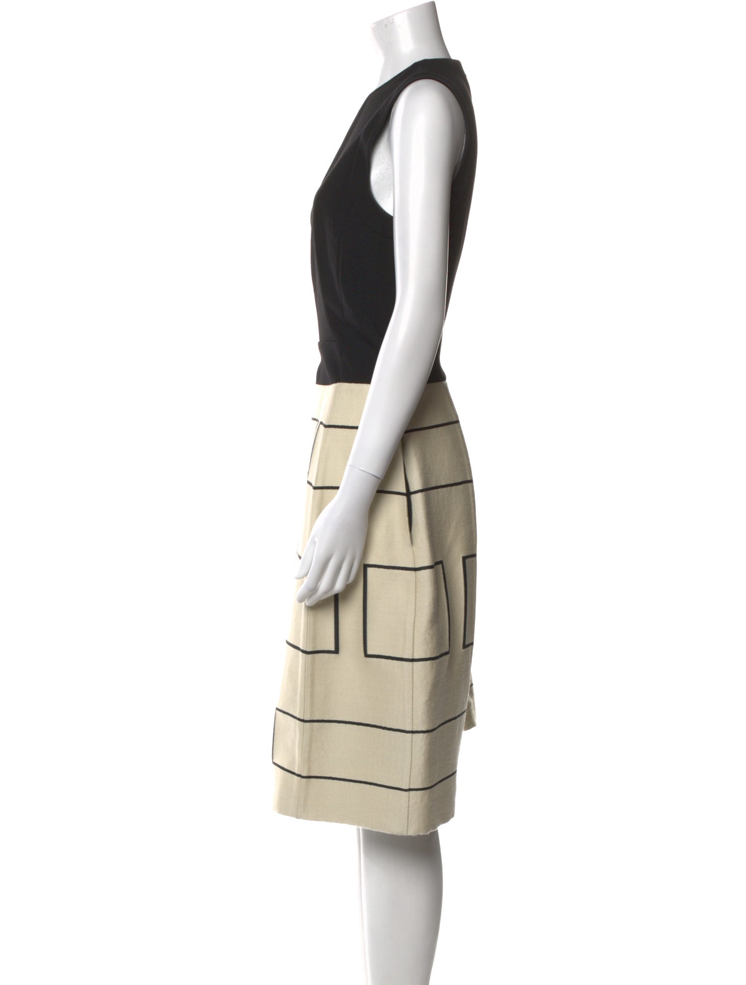 Narciso Rodriguez Virgin Wool Midi Length Dress