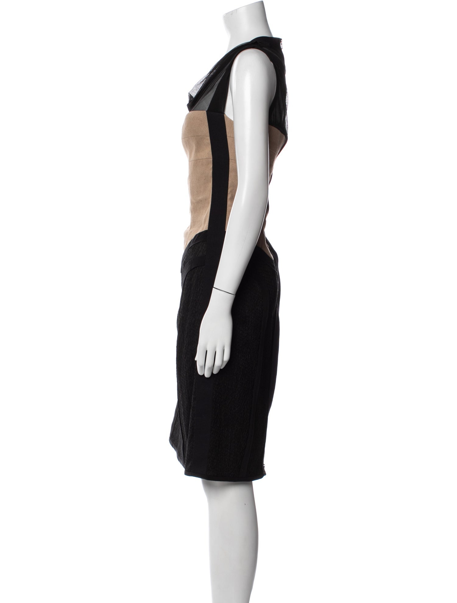 Narciso Rodriguez Linen Knee-Length Dress