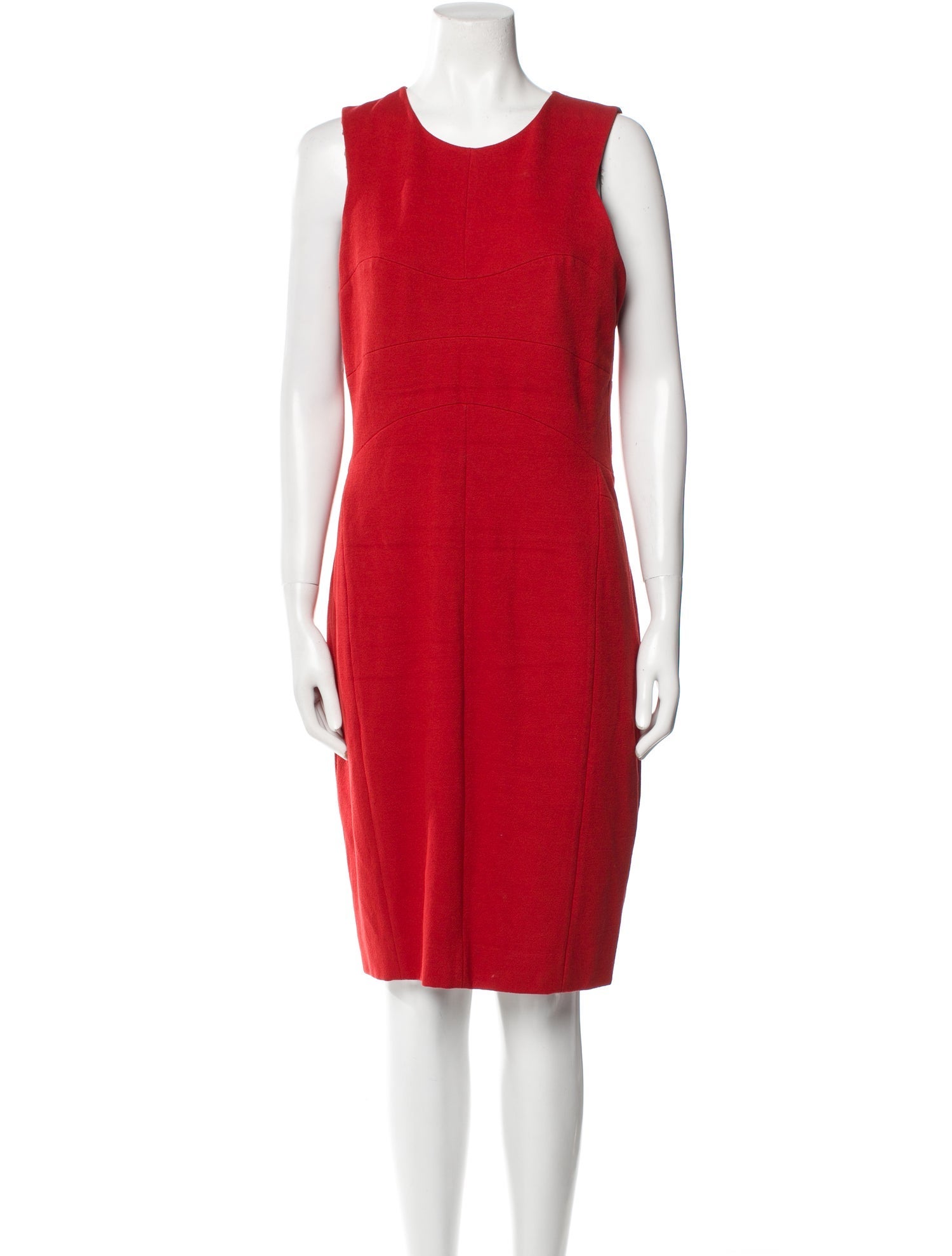 Narciso Rodriguez Scoop Neck Knee-Length Dress