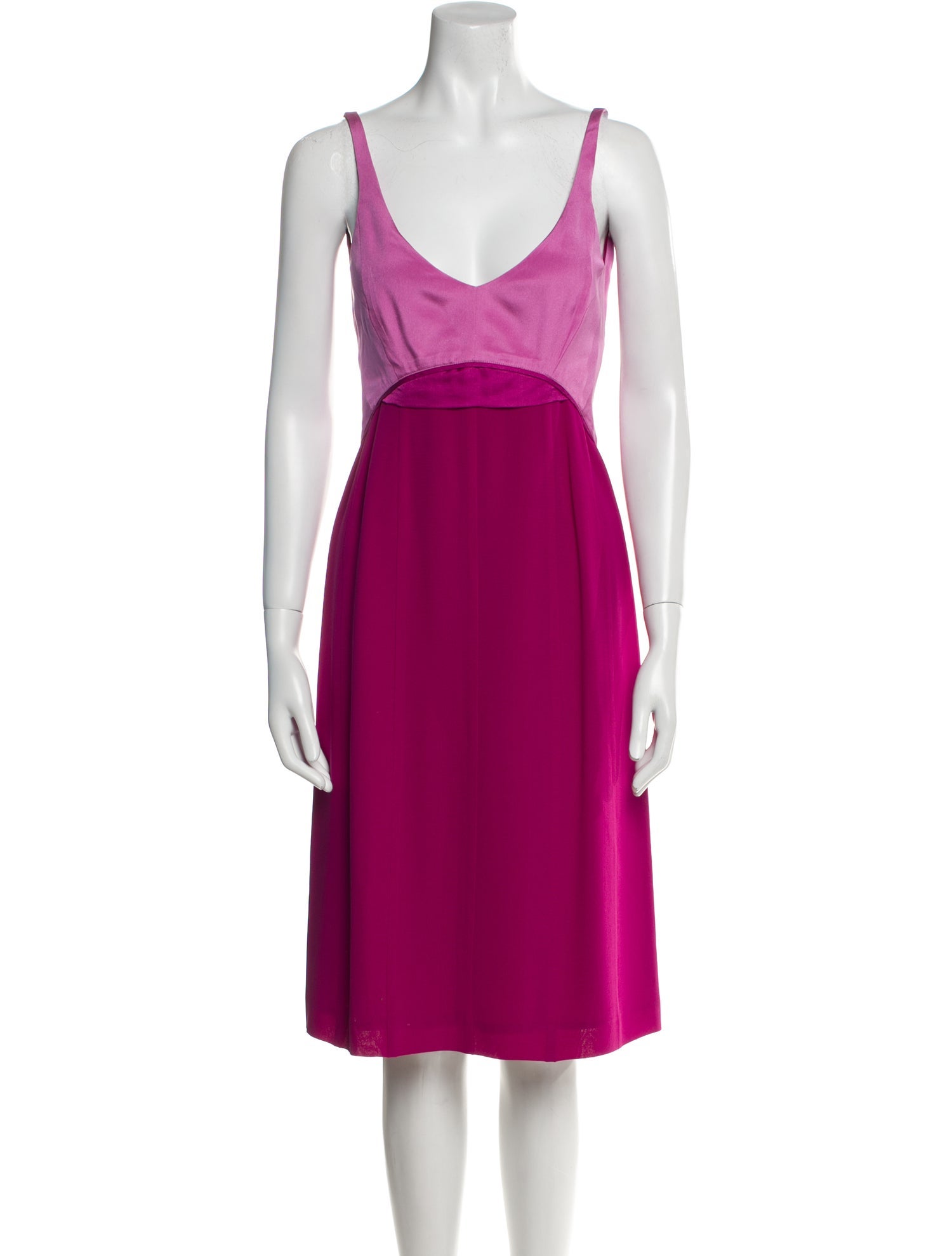 Narciso Rodriguez Silk Knee-Length Dress