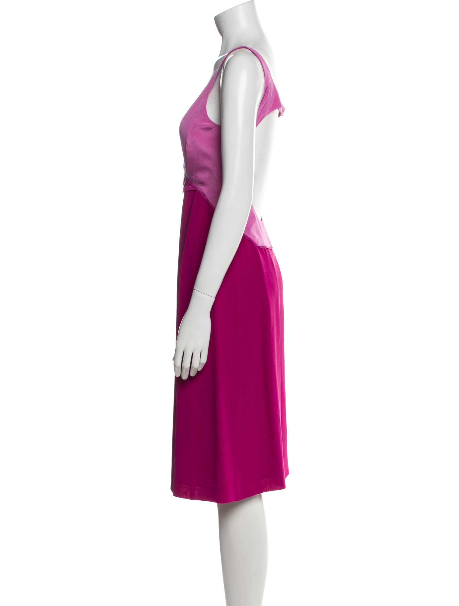 Narciso Rodriguez Silk Knee-Length Dress